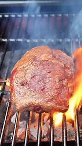 6.5K views · 41 reactions | Iberico Steak with Garlic & Herb Butter - we may be in love Recipe Breakdown: • Campo Grande Ibérico Presa • Seasoned with your favorite All Purpose • Smoked at 225°F until 120°F internal • Flame-seared to 130–135°F for perfect medium rare • Topped with lemongrass + rosemary butter that MELTS into every bite  @stayrootedbbq #iberico #steak #recipe #dinnerideas #bbq #grilling | Char-Griller | Facebook