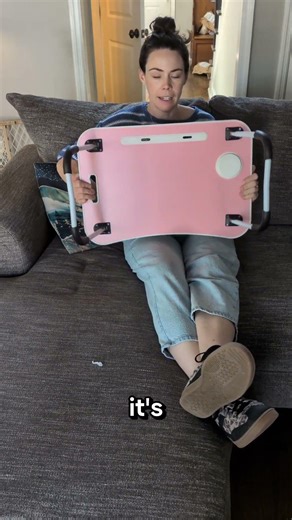 BUYIFY Folding Lap Desk Review | Cozy Couch Work Setup + Cup Holder 💻 #ad