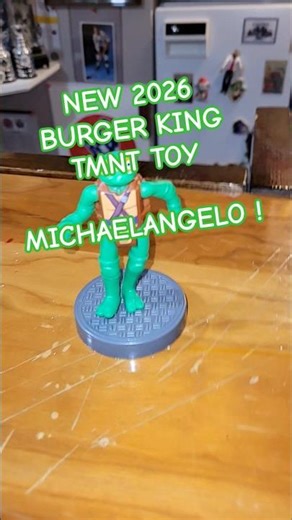 NEW 2026 Burger King TMNT Toy It's Mikey!