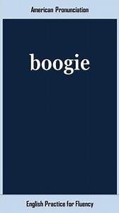boogie, How to Say or Pronounce BOOGIE in American, British English, Pronunciation