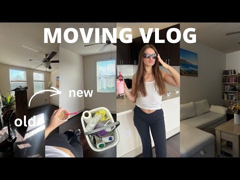 Moving Vlog pt. 2 📦🏠 Unpacking the New Apartment + Saying Goodbye to the Old One