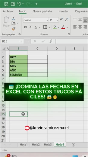 Domina las funciones de fecha en Excel