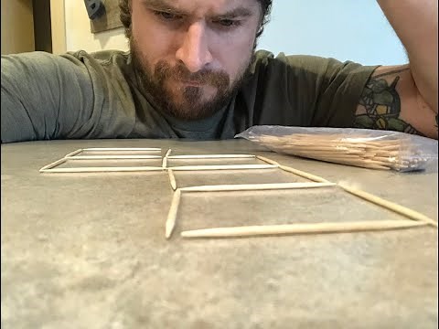 Brain Challenge Toothpick Puzzle