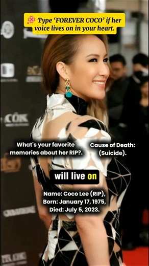 Coco Lee (1975–2023) – The Disney Diva & Pop Queen Whose Voice Still Shines Bright #rip #cocolee