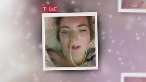 Emotional moment bride reveals she nearly lost leg in horror accident