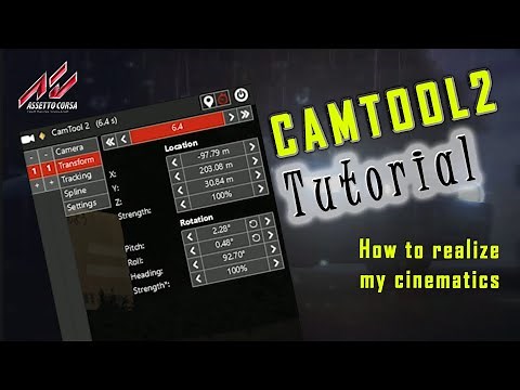 [HOW TO] CamTool 2 Basic Tutorial - Assetto Corsa