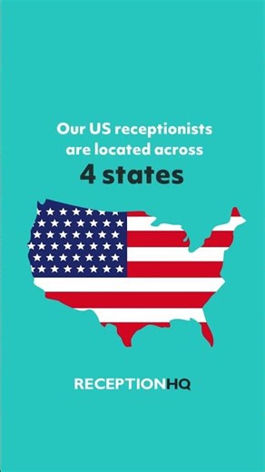 US-based receptionists. Global coverage.