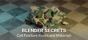 Blender Secrets - Cell Fracture Basics and Materials