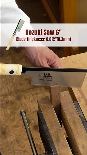 Cutting with Precision: Japanese Dozuki Saw #shotrs