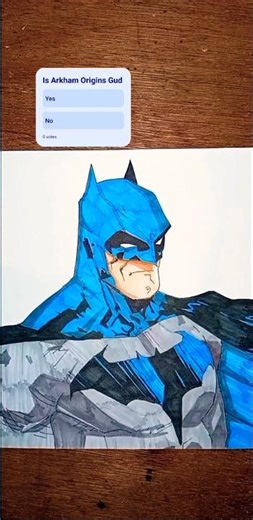 Drawing Batman From Arkham Comics 🦇 #batman #art #comics