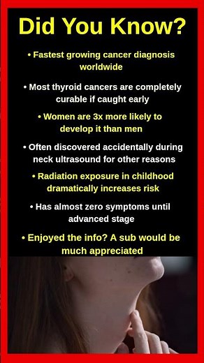 Shocking Facts About Thyroid Cancer Nobody Tells You 🦋😱