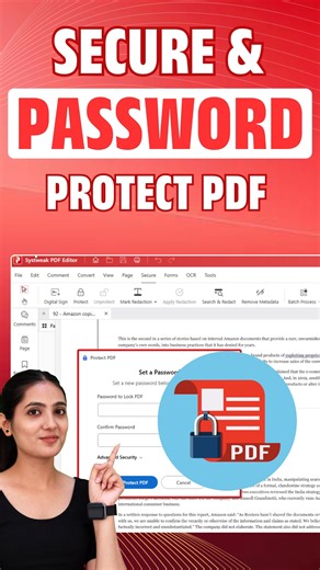 How to Secure PDF Files with Password | Protect PDF using Systweak PDF Editor @ https://www.youtube.com/shorts/G6DMwh9NxUw Download here - https://www.systweakpdfeditor.com/?utm_source=sysblog&utm_medium=fb&utm_campaign=SecurePDF #PDFPassword #PDFSecurity #LockPDF #EncryptPDF #systweakpdfeditor | Systweak | Facebook