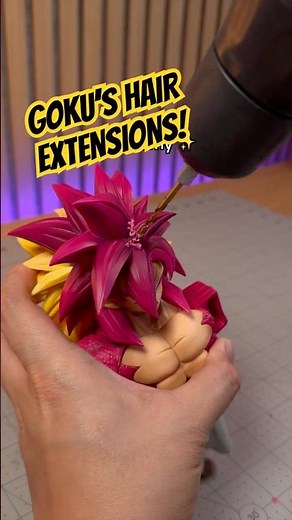 I DESTROYED Goku's Head to make Super Saiyan 5 Hair! #dragonball #goku