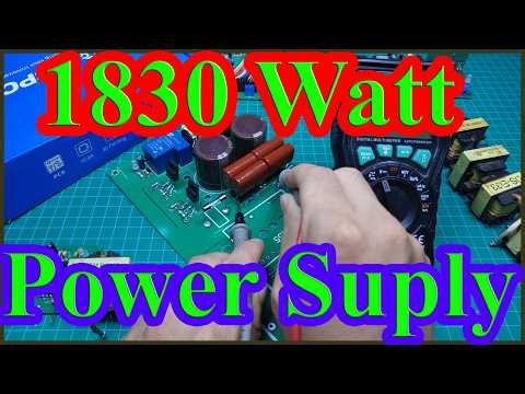 Build 1830W Half-Bridge SMPS Step by Step | Safe Frequency Setup & Transformer Winding Guide