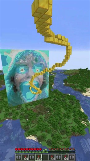 ¿Cuántos COHETES usé? 🤔 #minecraft #shorts