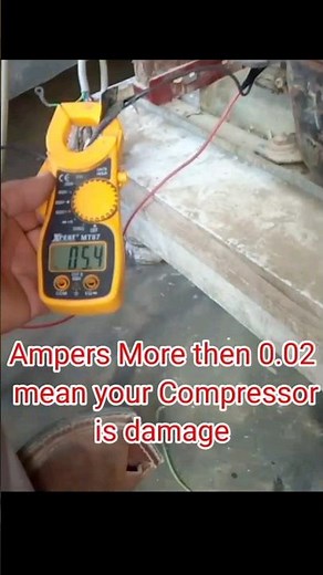 How we check freezer Compressor by Multimeter #viral #shorts