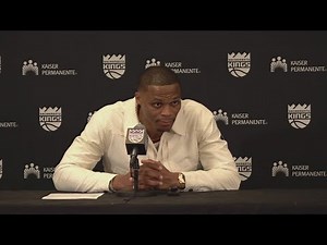 Russell Westbrook: Sacramento Kings beat Golden State Warriors — Postgame Interview