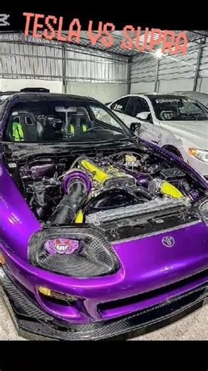 Tesla VS Supra #otomobil