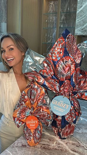 49K views · 807 reactions | Unwrap a showstopper with our extravagant Easter eggs made in northern Italy. These hollow chocolate eggs are made with premium Italian chocolate and wrapped in beautifully printed cellophane for an elegant addition to your holiday celebration. Crack our super-sized eggs open for a delicious surprise! Tap the link to shop! #giadadelaurentiis #giadzy #italy #italianfood #chocolate #premiumchocolate #easter #eastercandy #easterchocolate | Giadzy | Facebook