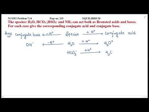The species: H2O, HCO3-,HSO4- and NH3 can act both as Bronsted acids and bases........