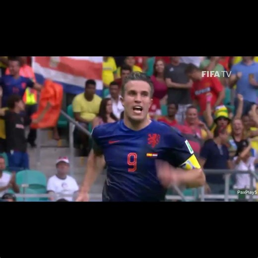Van Persie Flying Header vs Spain World Cup 2014