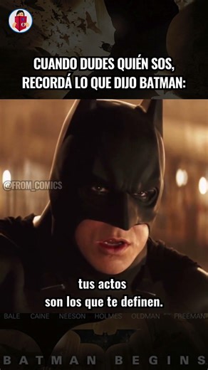 Tus actos son lo que te definen | Batman Inicia | From Comics