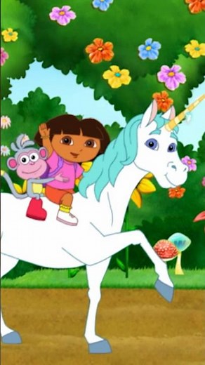 Dora the Explorer | Chante "Tape du pied" avec Dora, Babouche et le Roi des Licornes ! 🦄 #Shorts