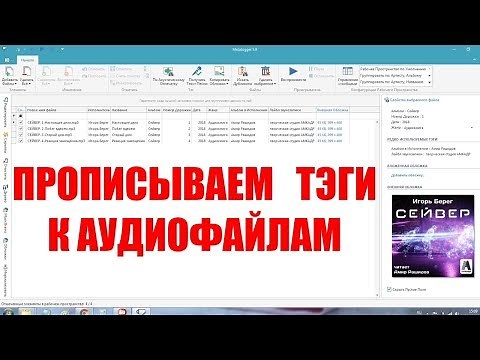 Как прописать тэги MP3-файлов в программе Metatogger на примере аудиокниги