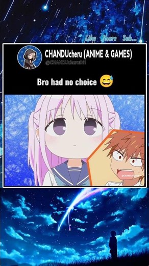 Bro had no choice 😅 #anime #shorts #animeedits #animelover