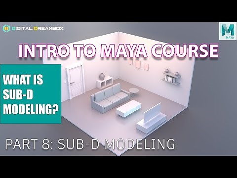 Maya Tutorials 2020 For Beginners | Part 8: Sub-D Modeling