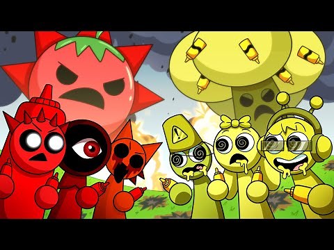 SPRUNKI: KETCHUP vs. MUSTARD?! (Cartoon Animation)