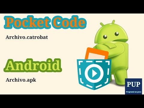 Cómo crear una app .apk con Pocket Code - Pasar de .catrobat a .apk | Programá un Poco