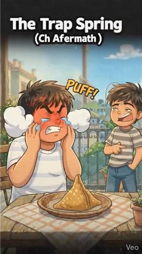 Samosa Prank Gone Wrong: The Ghost Pepper Surprise! #animation #foryou #cartoon #fyp