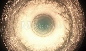 Microscopic and bright virus as abstracted motion background