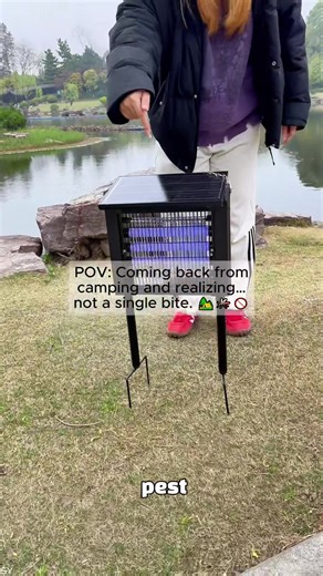 This is the awesome #solarbugzapper you can get now that actually does change the way you ZAP bugs! Must see! #solarbugzapper zapper #kahlaDeals #kahlatalk #Kahlatech