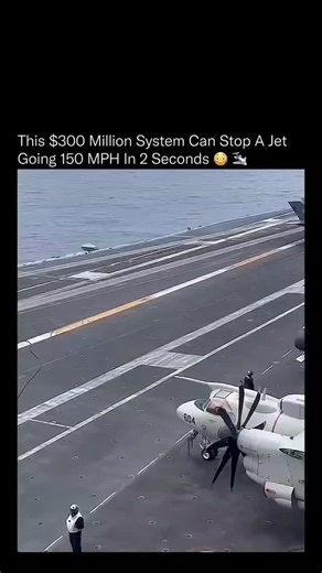 Science world 🌍 on Instagram: "Stopping a fighter jet from 150 mph to zero in just two seconds doesn’t even sound real, but this system does it every single day. ⚙️✈️ It’s called the Advanced Arresting Gear (AAG), a $300 million engineering breakthrough used on U.S. Navy aircraft carriers. When a jet lands, a tailhook on its underside catches one of four high-tensile steel cables across the deck. Those cables are linked to electromagnetic motors and water turbines that absorb and dissipate the 