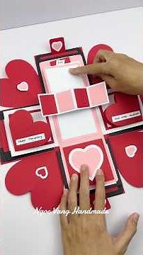 Shorts _ LOVE BOX || DIY Exploding Gift Box (DIY Anniversary Gift Box) - NGOC VANG HANDMADE