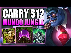 HOW TO PLAY DR. MUNDO JUNGLE & HARD CARRY IN SEASON 12! Best Build/Runes S+ Guide League of Legends