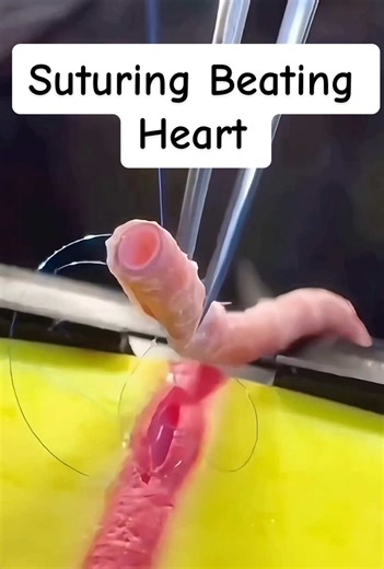 Suturing a Beating Heart: A Step-by-Step Guide