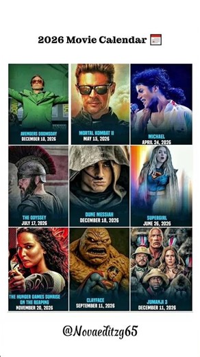 🎬 Upcoming Movies 2026: Release Dates You Can’t Miss!