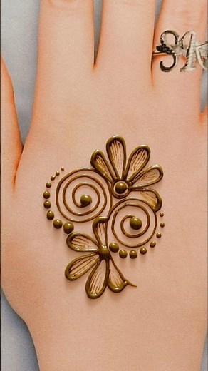 Modern Bridal Mehndi Design | Clean Henna ArtMinimal Mehndi Design for Girls | Simple & Elegant