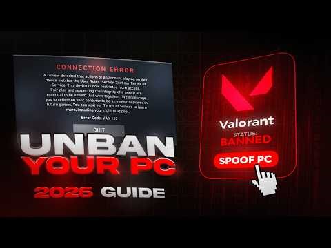 HWID Spoofer - UNBAN Guide NO PC RESET REQUIRED!