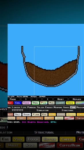 making a chocolate cake (fail) please gimme vid requests ahh #sandboxels