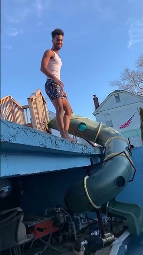 Guy Jumps in an Ice Cold Frozen Pool