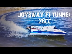 Joysway F1 tunnel 26cc. RC gas powerboat