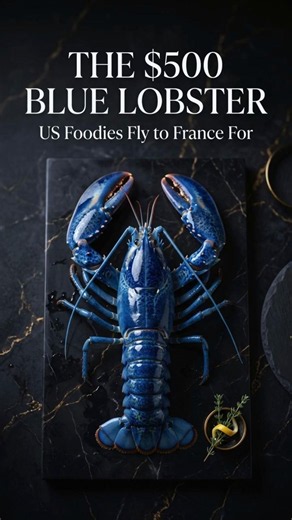 The $500 Blue Lobster US Foodies Fly For! 🦞✈️ #BlueLobster #FrenchCuisine #LuxuryTravel