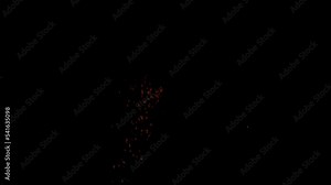 4K blood splatter effect on transparent background.background footage motion graphics, or as a background or overlay 4K drag and drop editing software supporting blending modes. Stock Video