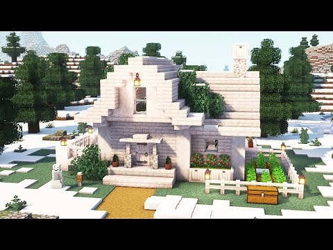 [Minecraft] How to Build a Pale Oak Starter House / Tutorial