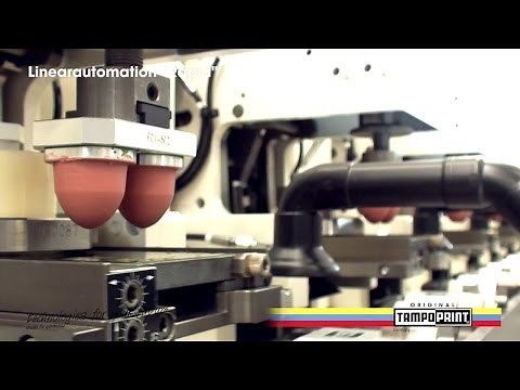 TAMPOPRINT - Linearautomation RAPID - Tampondruck Maschine - DE