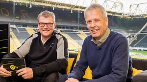 🚨Premiere: vor dem dritten Borussen-Duell der Saison ist Cheftrainer Lucien Favre zu Gast bei Nobby. Im neuen Feiertagsmagazin spricht unser Coach über ... 👉seine Mannschaft 👉seine eigene Vergangenheit als Spieler 👉Dinge, die ihn so richtig aus der Haut fahren lassen | Borussia Dortmund